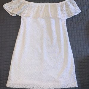 White lace dress
